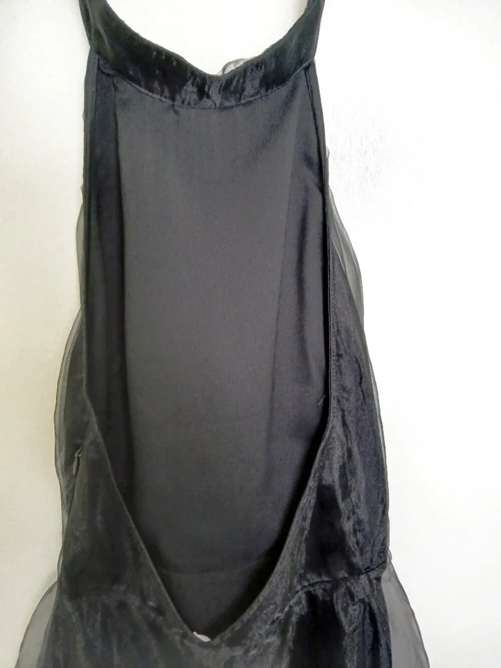 Lovers + Friends 'Heartbreaker' Black Organza Halter Mini Dress NWT Sz S